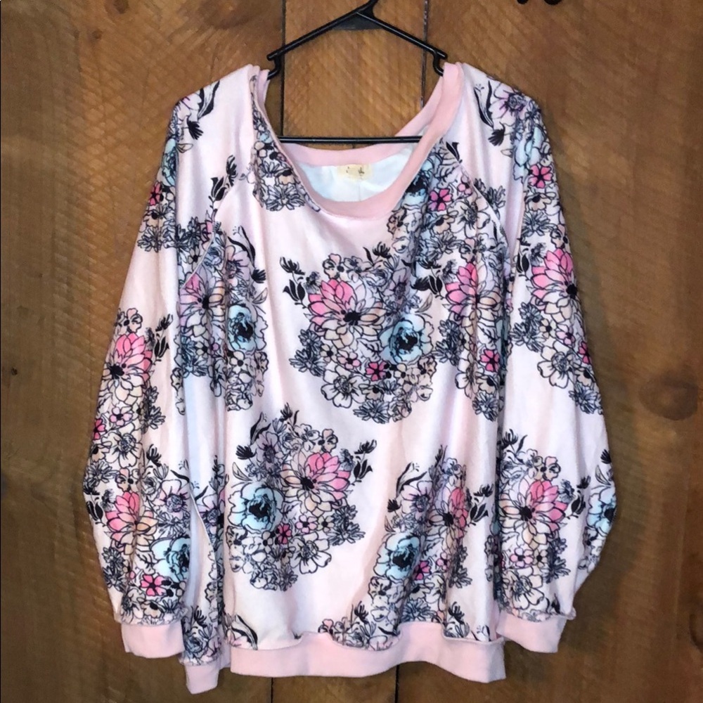 Floral Pink Women's Top